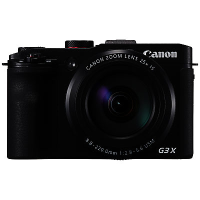 Canon PowerShot G3X Compact Digital Camera, HD 1080p, 20.2MP, 25x Optical Zoom, 50x ZoomPlus, Wi-Fi, NFC, 3 Tiltable Touch LCD Screen